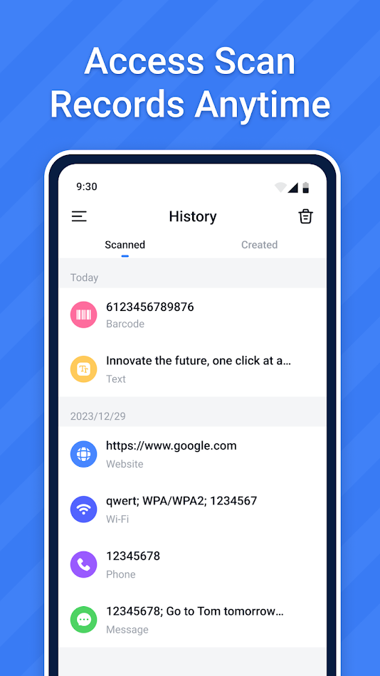 #5. QR Scanner-Barcode reader (Android) 由: Sea Corl