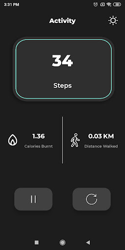 Orimo - Compact Pedometer App Screen 2