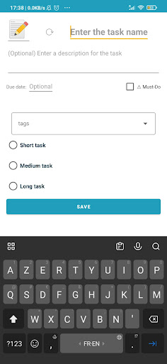 Focus ToDo Screen 2