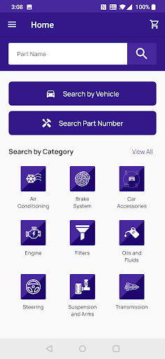 Android application Spare Parts by GaragePro screenshort