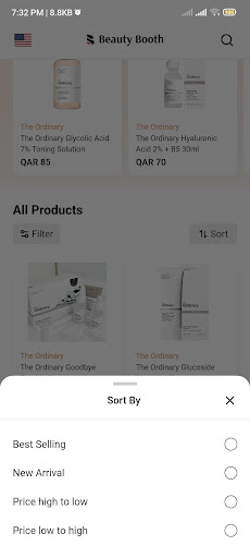 Beauty Booth QA Screen 2