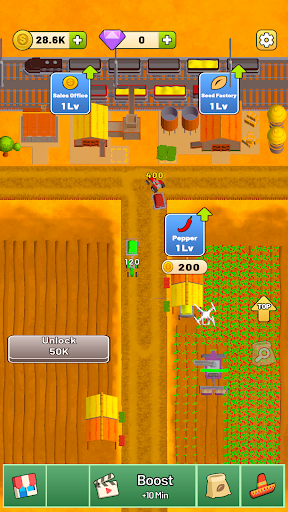 Harvest Inc. - Idle Farm Screen 2