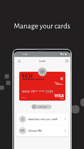 LCU - Banking App Screen 3
