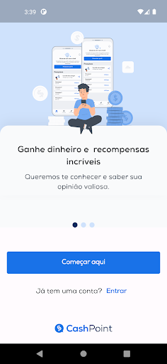 Android application CashPoint Responda a Pesquisas screenshort