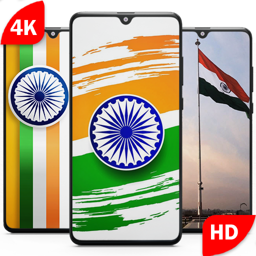 Indian Flag Wallpapers 4K & Ultra HD APK  - Download APK latest version