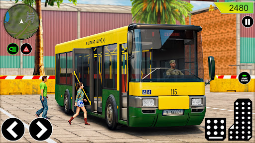 Android application Offroad Bus Simulator 3D Game screenshort