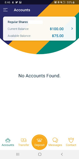 SWECU Mobile App Screen 2