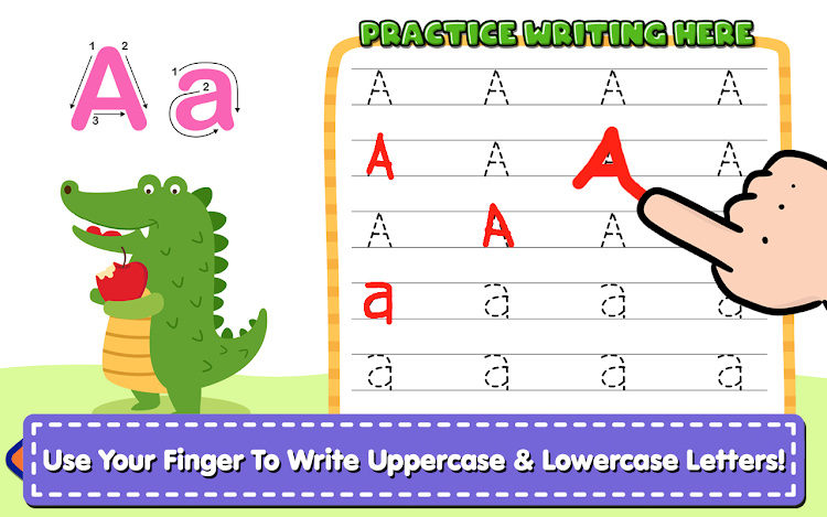 Alphabet Writing For Kids - 4 - (Android)