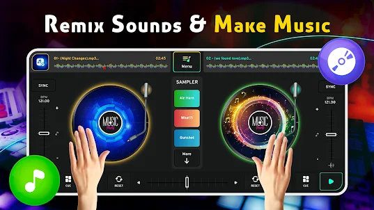 DJ Music Mixer - DiscDJ Player