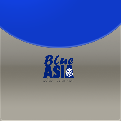 Blue Asia  Icon