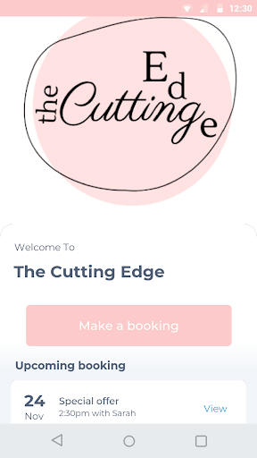 Android application The Cutting Edge screenshort