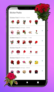 Imágen 11 WAStickerApps Flores Stickers android