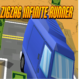 zigzag road icon