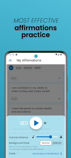 Android application Sunny Affirmations screenshort