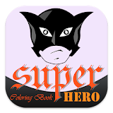 Coloring Book Super Hero icon