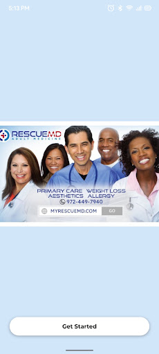 Android application MyRescuemd screenshort