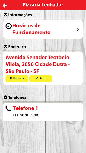 Pizzaria Lenhador Screen 3