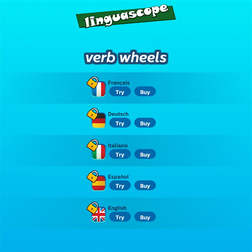 Verb Wheels Screen 2