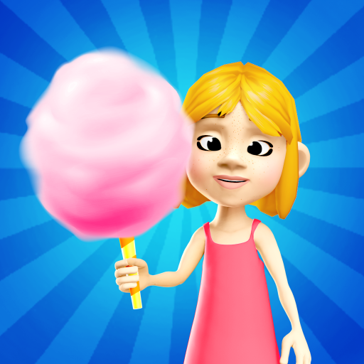 Cotton Candy Runner 3D Logo