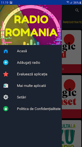 Android application Radio Romania screenshort