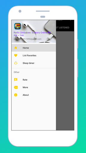 Android application Radio Zimbabwe + Radio Online screenshort