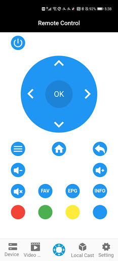 Android application SuperCast screenshort