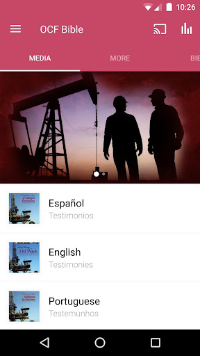 Android application Oilfield Christian Fellowship screenshort