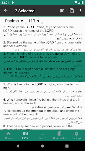 English - Urdu Bible Screen 3