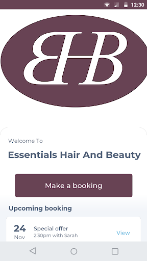 Android application Essentials Hair And Beauty screenshort