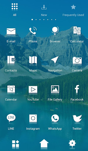 Moraine Lake Theme Screen 3