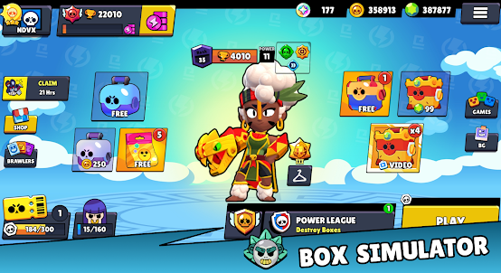 Box Simulator Hank Brawl Stars