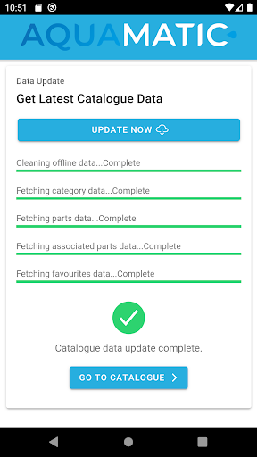 Android application Aquamatic screenshort