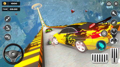 Superhero Car Games: Mega Ramp Screen 2