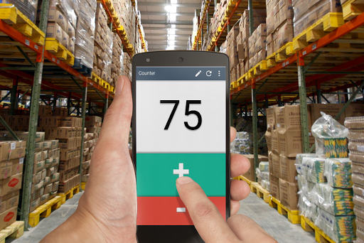 Android application 123 Counter screenshort