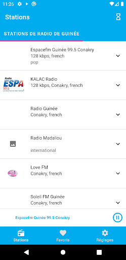 Android application Guinea Radio Stations screenshort