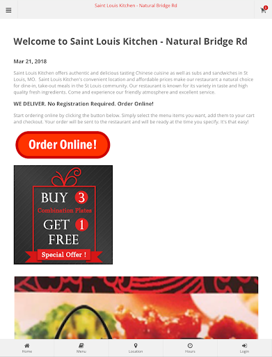 Saint Louis Kitchen Ordering