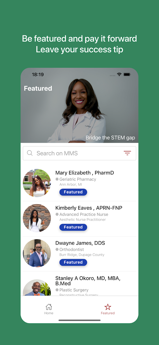 Android application Melanin Medical Specialties screenshot
