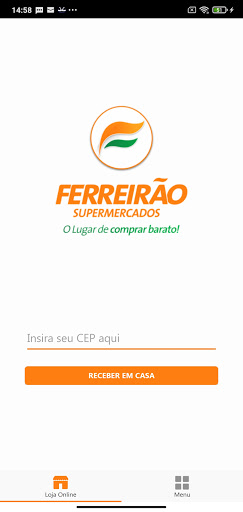 Android application Ferreirão Supermercado screenshort
