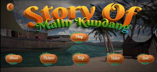 Android application Malin Kundang AR screenshort