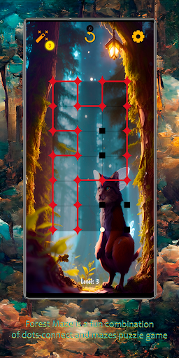 Android application Forest Maze: Connect Puzzles screenshort