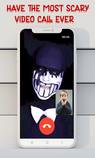 Android application video call prank Scary ink screenshort