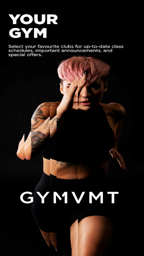 Android application GYMVMT screenshort