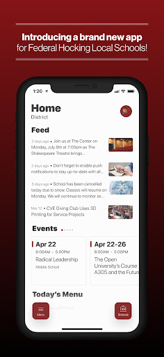 Android application Federal Hocking Schools screenshort