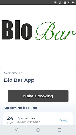 Android application Blo Bar App screenshort
