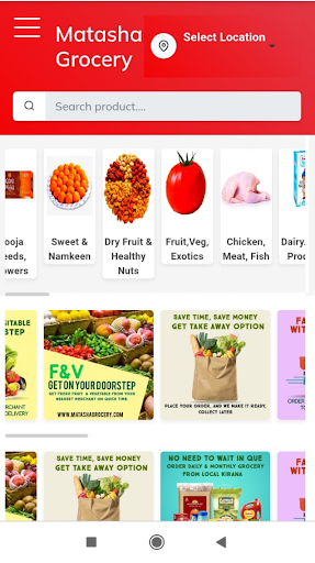 Matasha - Online Food Ordering Screen 2