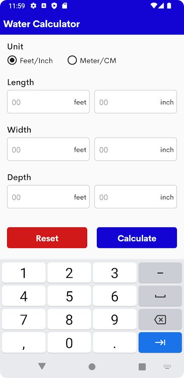 Water Tank Calculator - 1.0 - (Android)