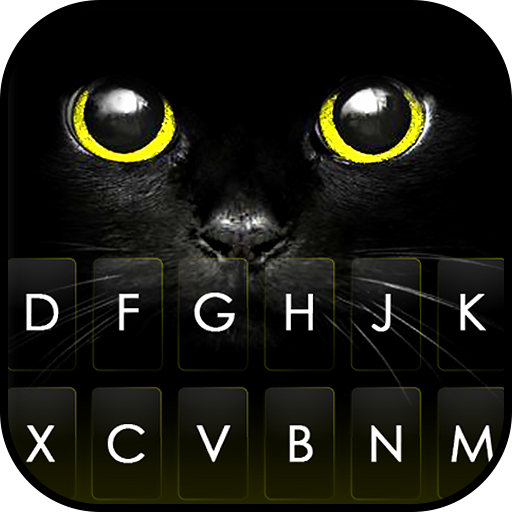 Black Cat Keyboard Theme  Icon