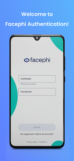 Android application Facephi Authentication screenshort