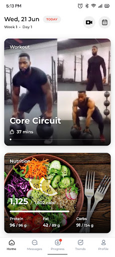 MaxxQ Sports Training App Screen 2