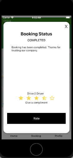 Jhelord Taxi Connect Screen 3
